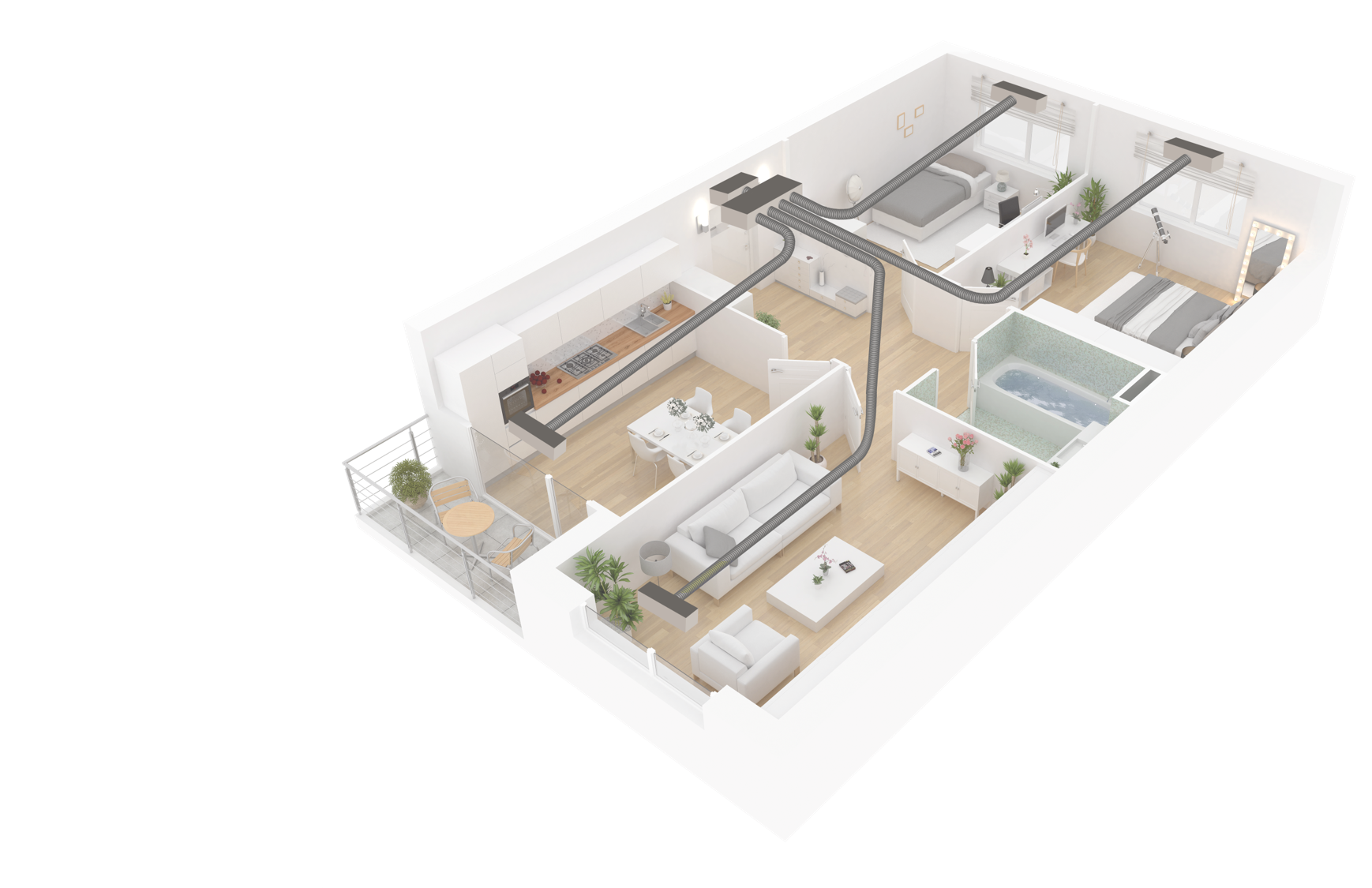 Solution sans zoning